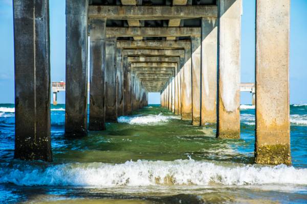 A pier near Port Aransas A pier near Port Aransas