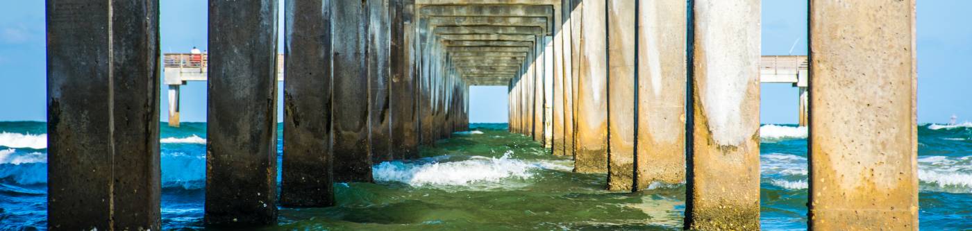 A pier near Port Aransas